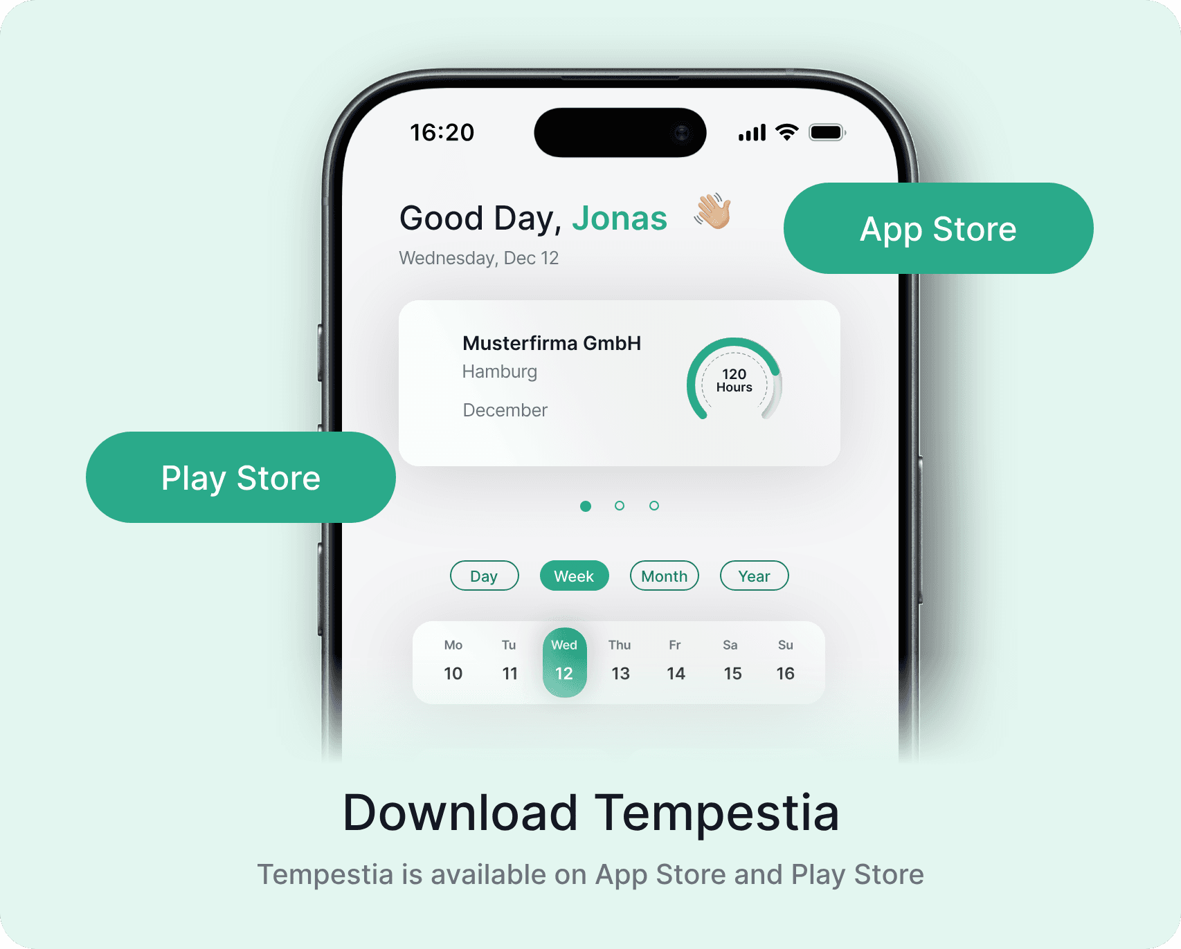 Download Tempestia: Tempestia is available on App Store and Play Store.